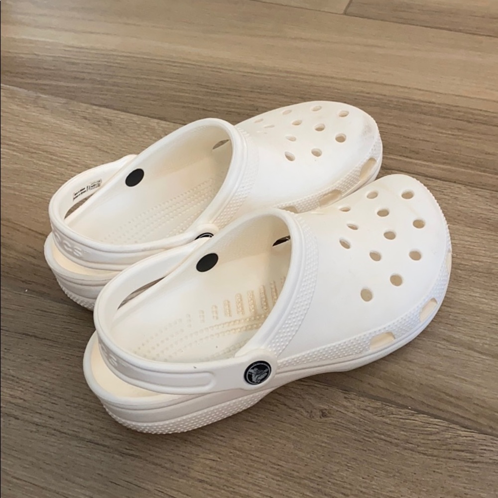 White Crocs